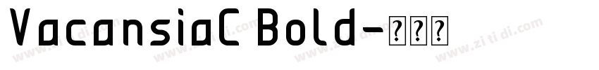 VacansiaC Bold字体转换